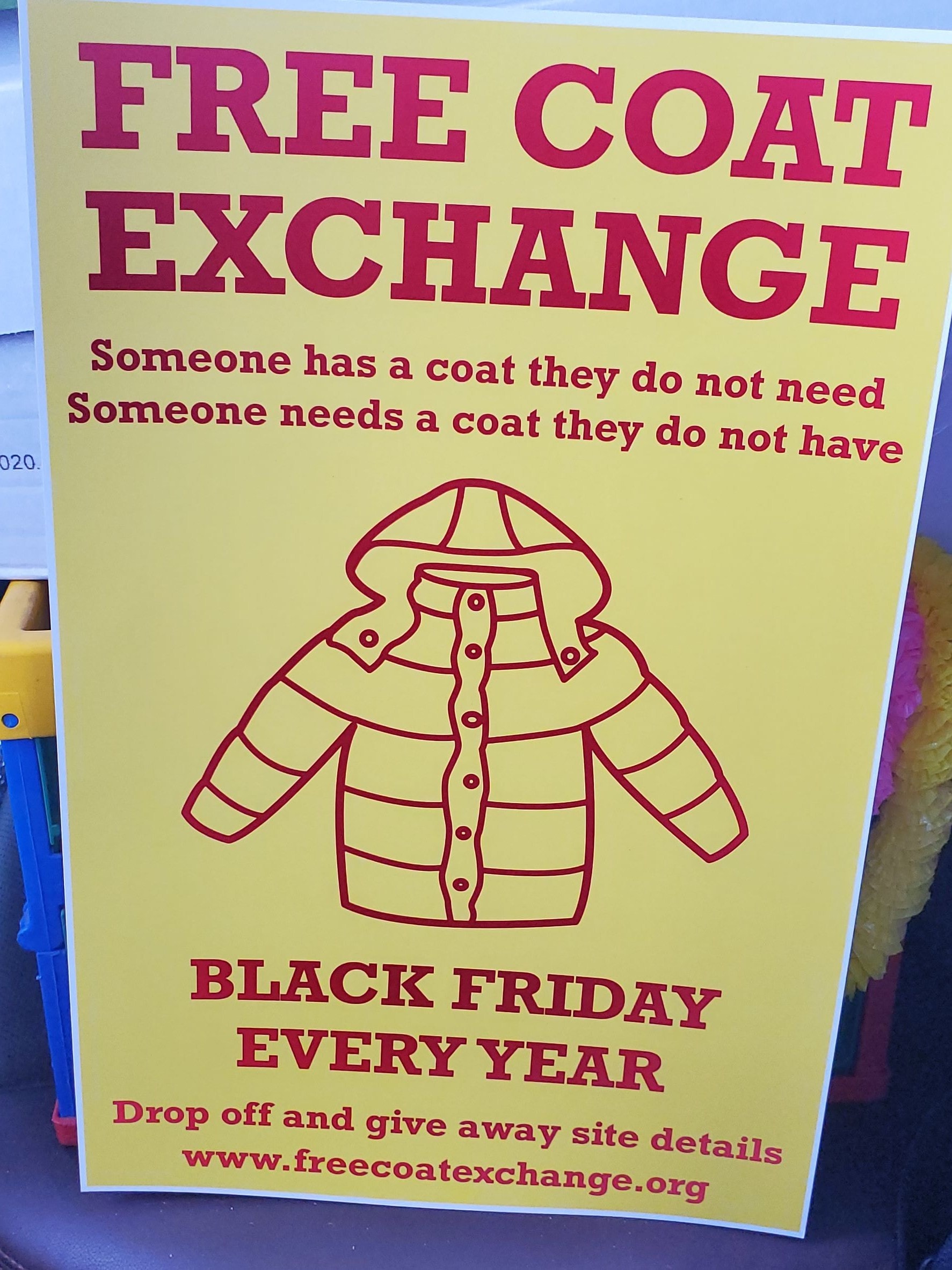Map of Free Coat Exchange drop-off sites across Louisville and Southern Indiana